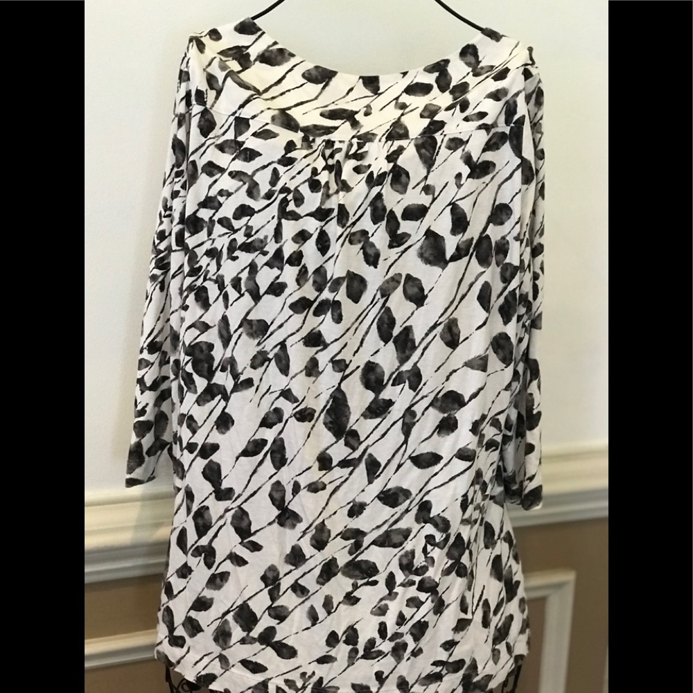 J JILL LONG SLEEVE BUTTON TOP - Picture 6 of 8